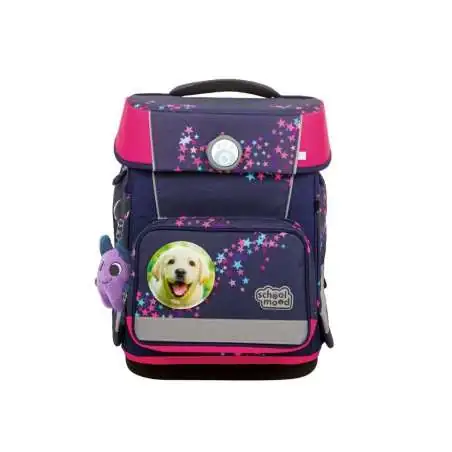 SCHOOL MOOD Schulranzen Set 7 tlg CHAMPION MAXX - Leni Hund Front
