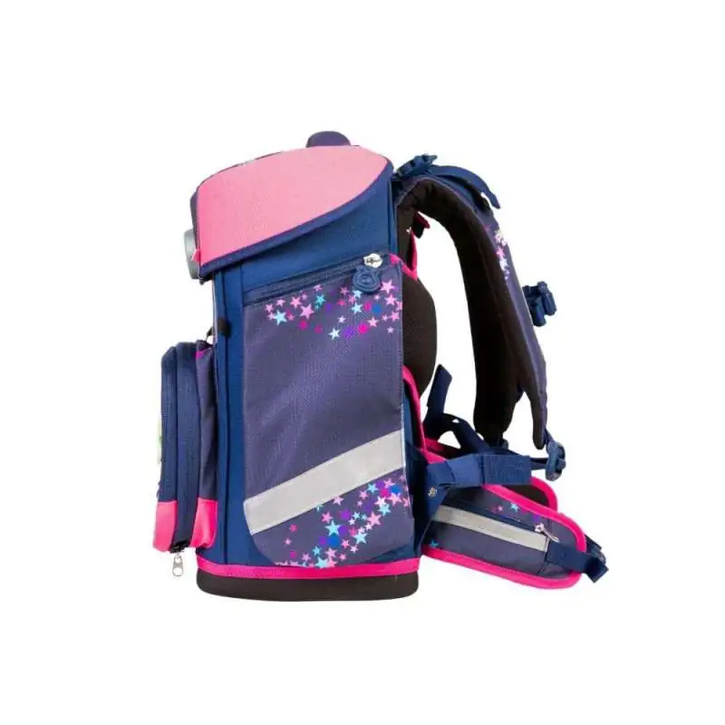 SCHOOL MOOD Schulranzen Set 7 tlg CHAMPION MAXX - Leni Hund seitlich