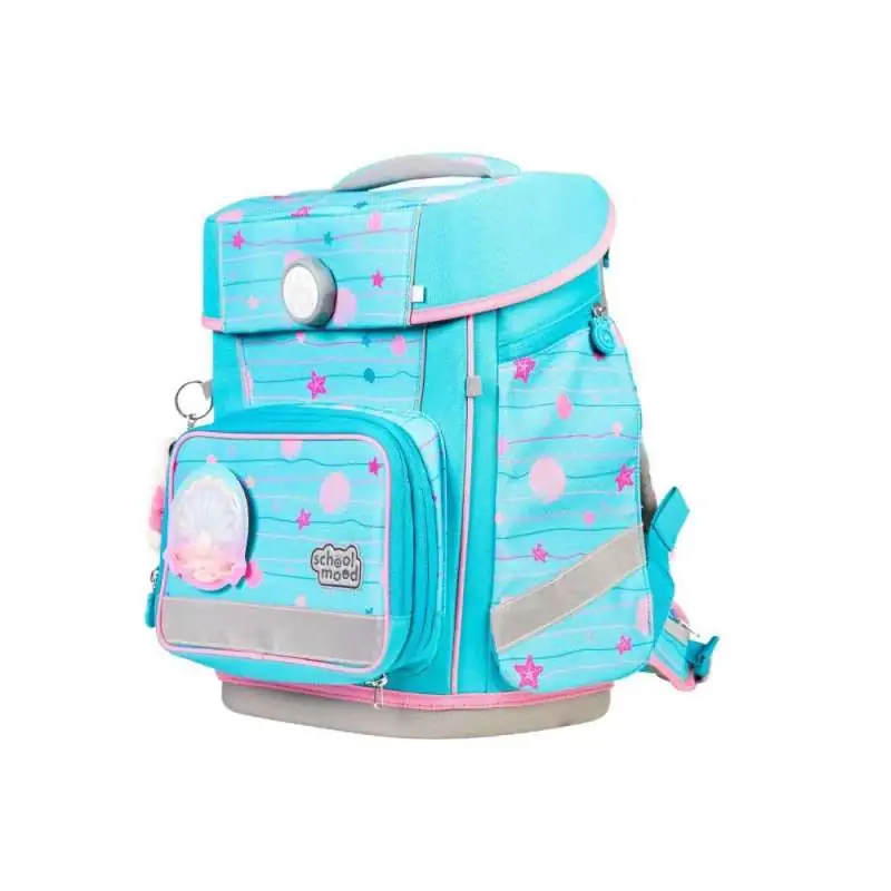 SCHOOL MOOD Schulranzen Set 7 tlg CHAMPION MAXX - Lilly Meerjungfrau seitliche Front