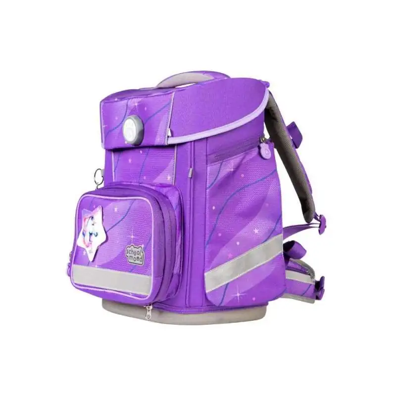 SCHOOL MOOD Schulranzen Set 7 tlg CHAMPION MAXX - Marie Pegasus seitliche Front