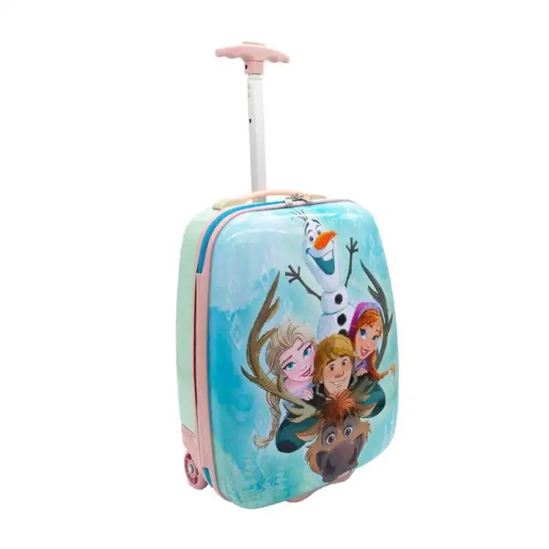 SCOOLI Kinderkoffer Trolley 16' - Frozen seitliche Front