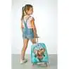 SCOOLI Kinderkoffer Trolley 16' - Frozen Kind mit Koffer
