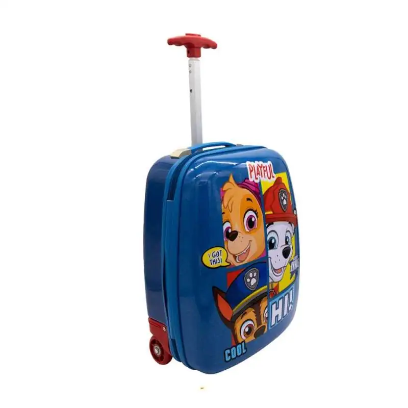 SCOOLI Kinderkoffer Trolley 16' - Paw Patrol seitlich Front