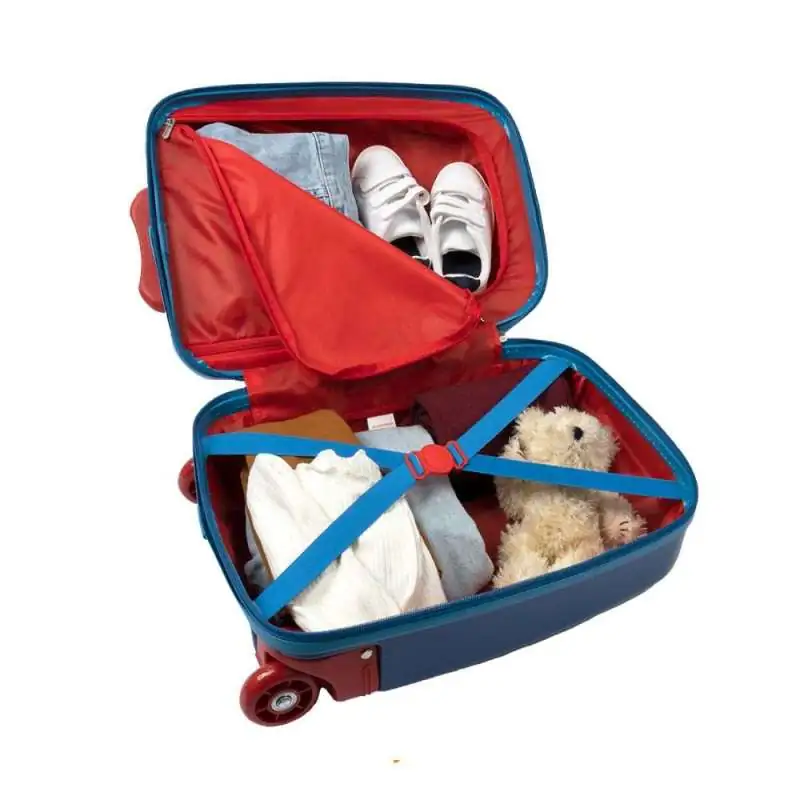 SCOOLI Kinderkoffer Trolley 16' - Paw Patrol geöffnet gefüllt