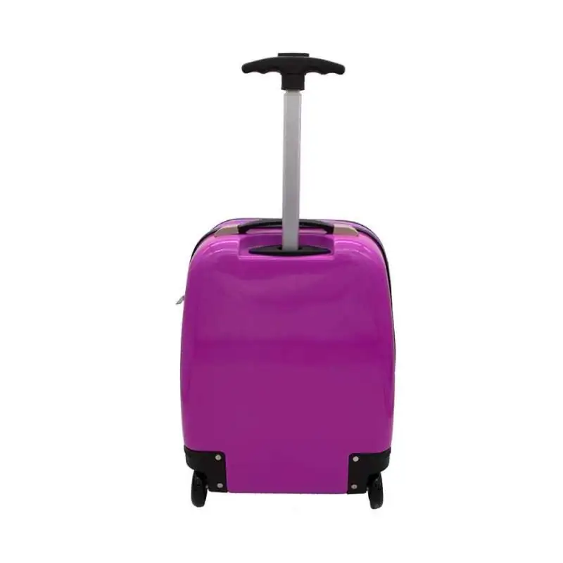 SCOOLI Kinderkoffer Trolley 16' - Rainbow High Rückansicht