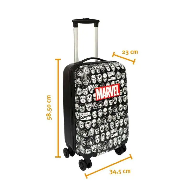 SCOOLI Kinderkoffer Trolley 20' - Marvel Comics  Maßangabe