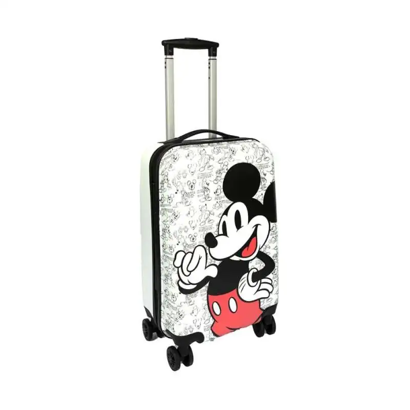 SCOOLI Kinderkoffer Trolley 20' - Mickey Mouse seitliche Front