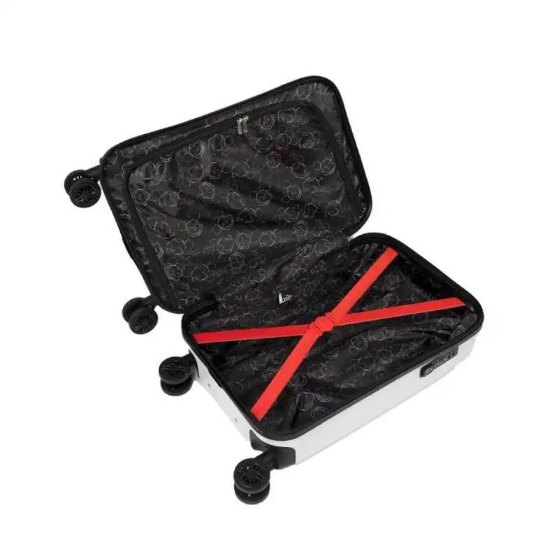 SCOOLI Kinderkoffer Trolley 20' - Mickey Mouse geöffnet leer