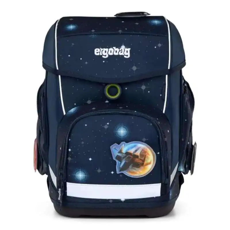 ERGOBAG Schulranzen Set 5 tlg CUBO - KoBärnikus Front reflektierend