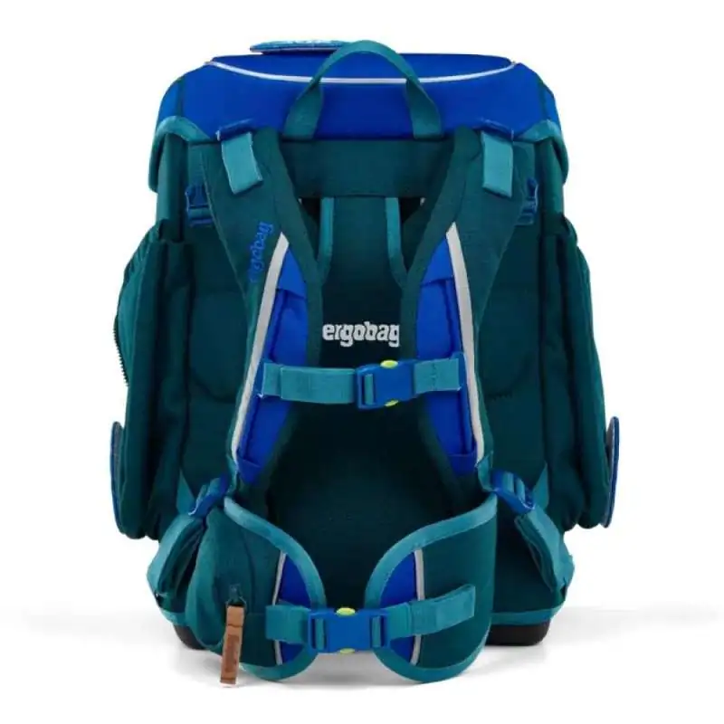 ERGOBAG Schulranzen Set 5 tlg CUBO - ArktisforschBär Rückansicht