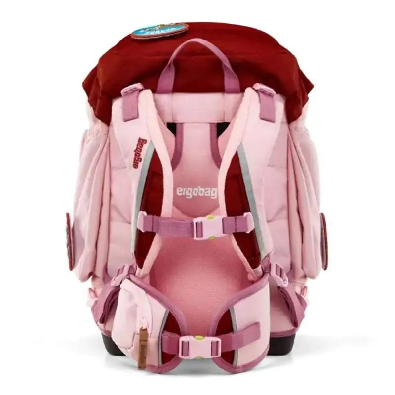 ERGOBAG Schulrucksack Set 6 tlg PACK - PfadfindBär Rückansicht