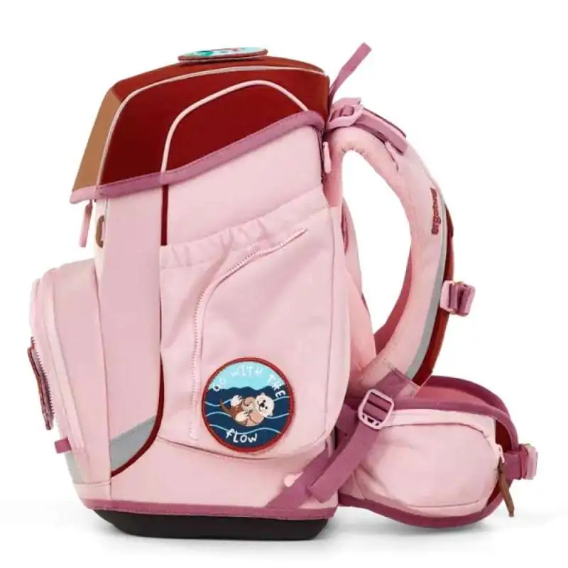 ERGOBAG Schulranzen Set 5 tlg CUBO - PfadfindBär linke Seite