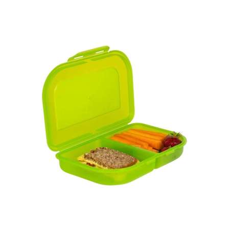 SCHOOL MOOD Brotdose - lime offen