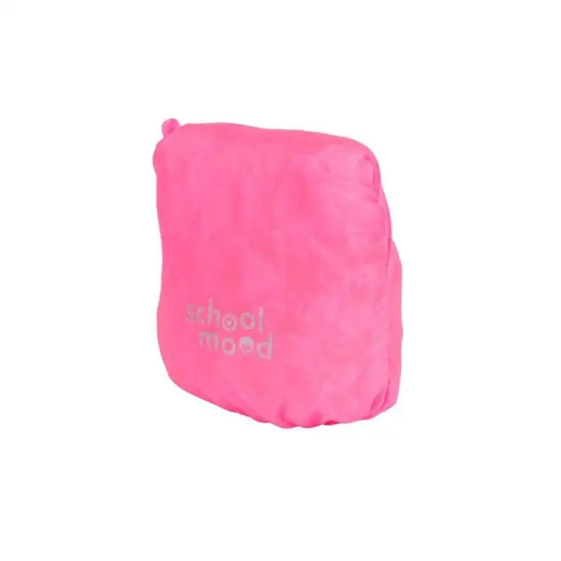 SCHOOL MOOD Regenschutz - neonpink seitlich