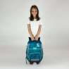 SCHNEIDERS Schulranzen 9 tlg Set ERGOLITE - Aqua Love Kind mit Schulranzen Front