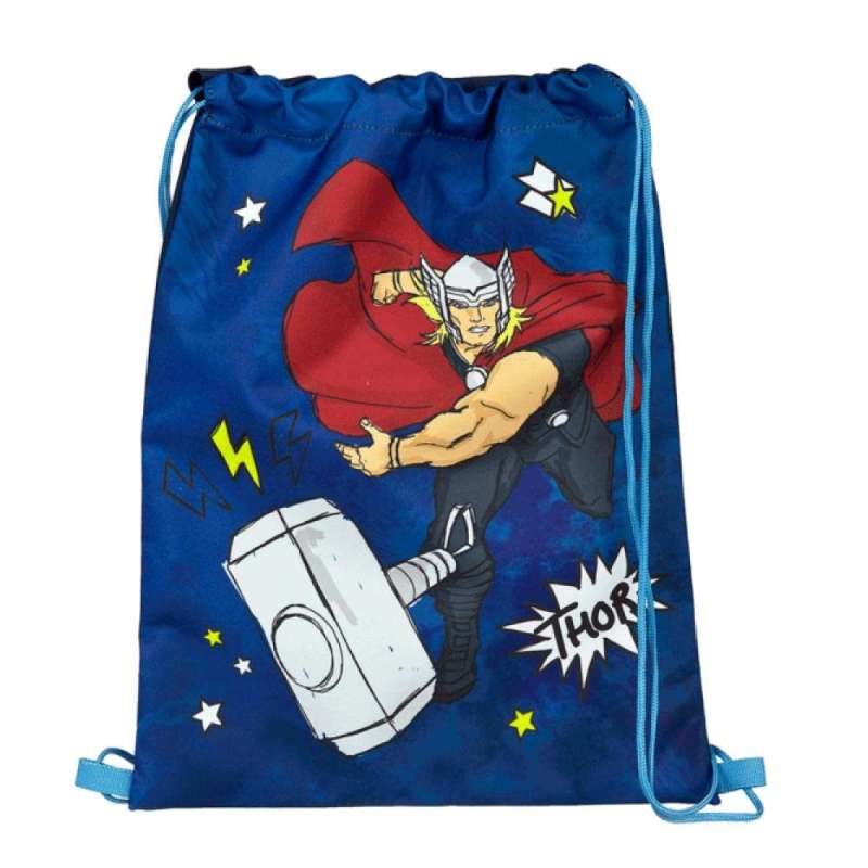 SCOOLI Schulranzen Set EasyFit 5 tlg - Avengers Sporttasche