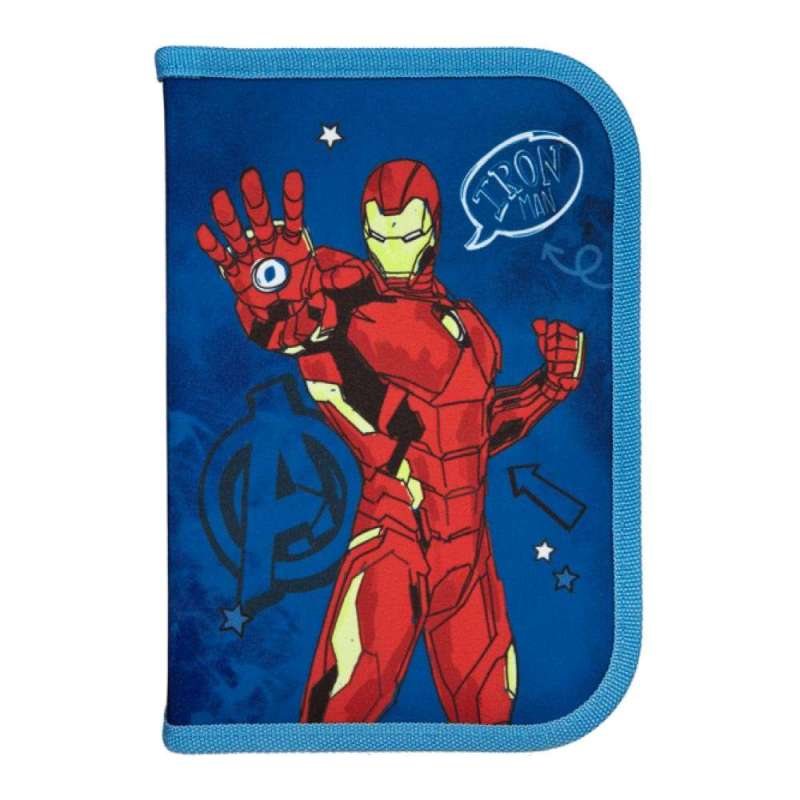 SCOOLI Schulranzen Set EasyFit 5 tlg - Avengers Schüleretui Front