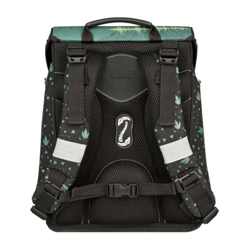 SCOOLI Schulranzen Set EasyFit 5 tlg - Jurassic World Rückansicht