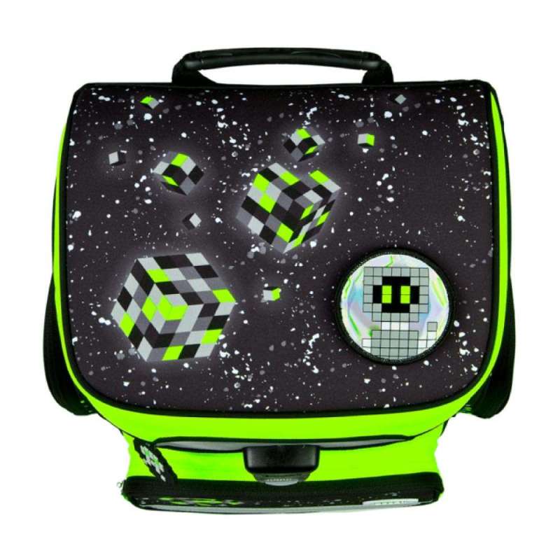 SCOOLI Schulranzen Set EasyFit 5 tlg - Glow Edition Space Robot oben