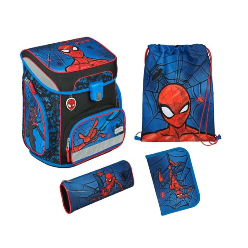 SCOOLI Schulranzen Set EasyFit 5 tlg - Spider Man
