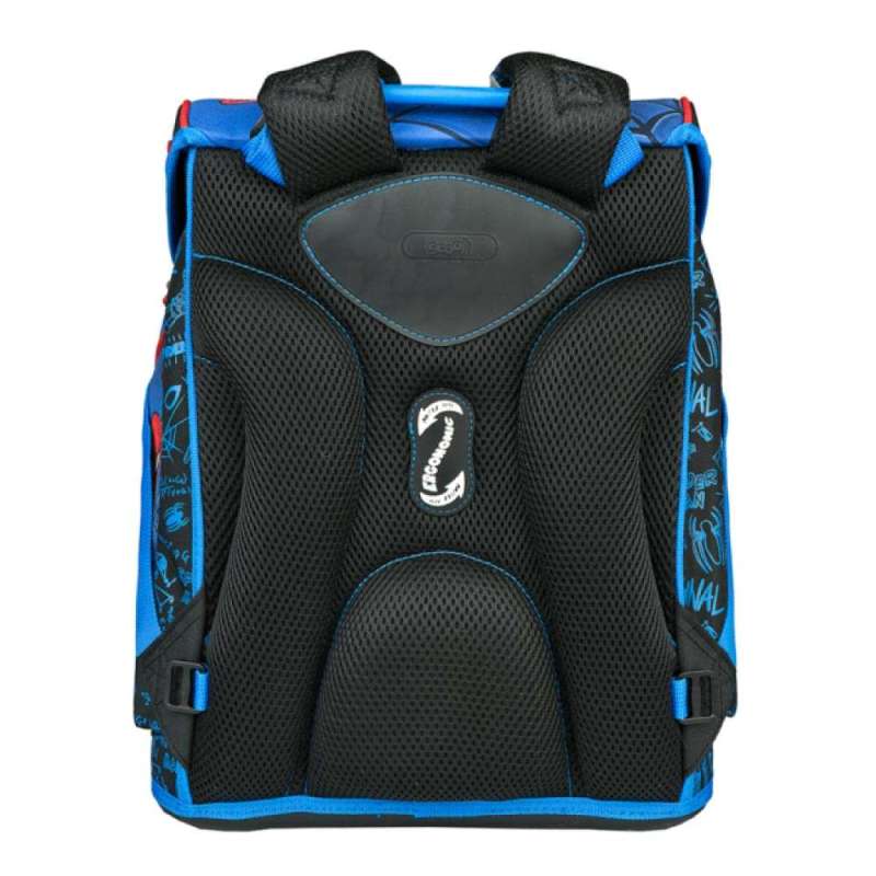 SCOOLI Schulranzen Set EasyFit 5 tlg - Spider Man Rückansicht mit Tragegurte oben