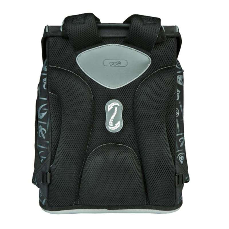 SCOOLI Schulranzen Set EasyFit 5 tlg - Star Wars Rückansicht mit Tragegurten oben