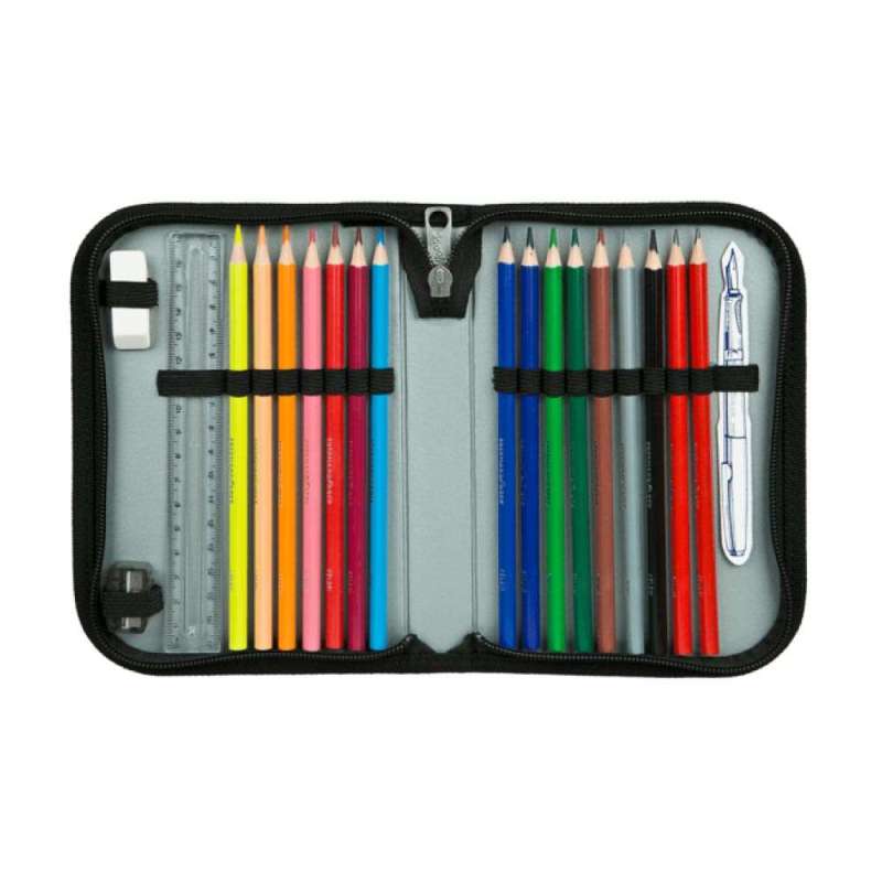 SCOOLI Schulranzen Set EasyFit 5 tlg - Star Wars Schüleretui geschlossen