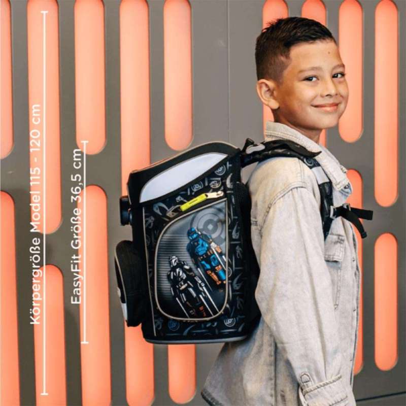 SCOOLI Schulranzen Set EasyFit 5 tlg - Star Wars Maßangaben