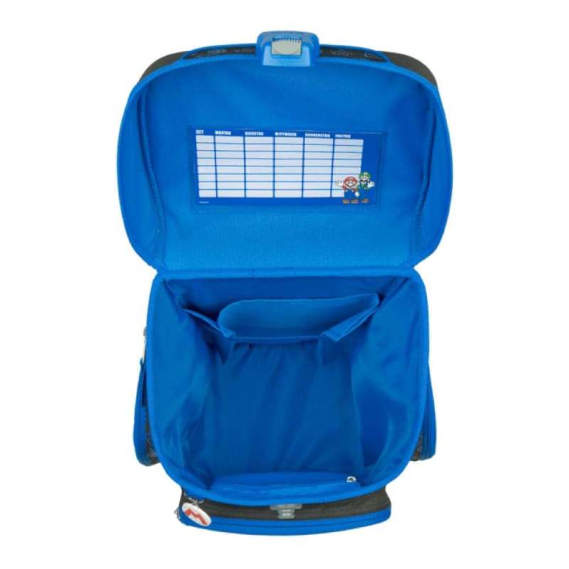 SCOOLI Schulranzen Set EasyFit 5 tlg - Super Mario offen Front