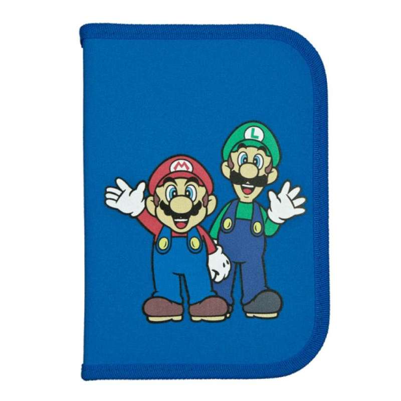 SCOOLI Schulranzen Set EasyFit 5 tlg - Super Mario Schüleretui Front