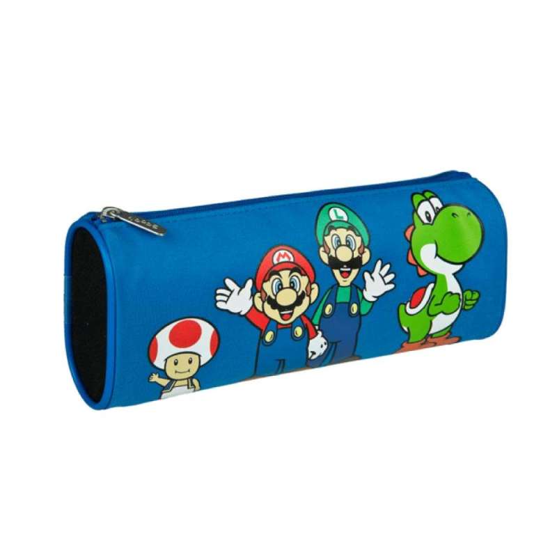 SCOOLI Schulranzen Set EasyFit 5 tlg - Super Mario Federmäppchen