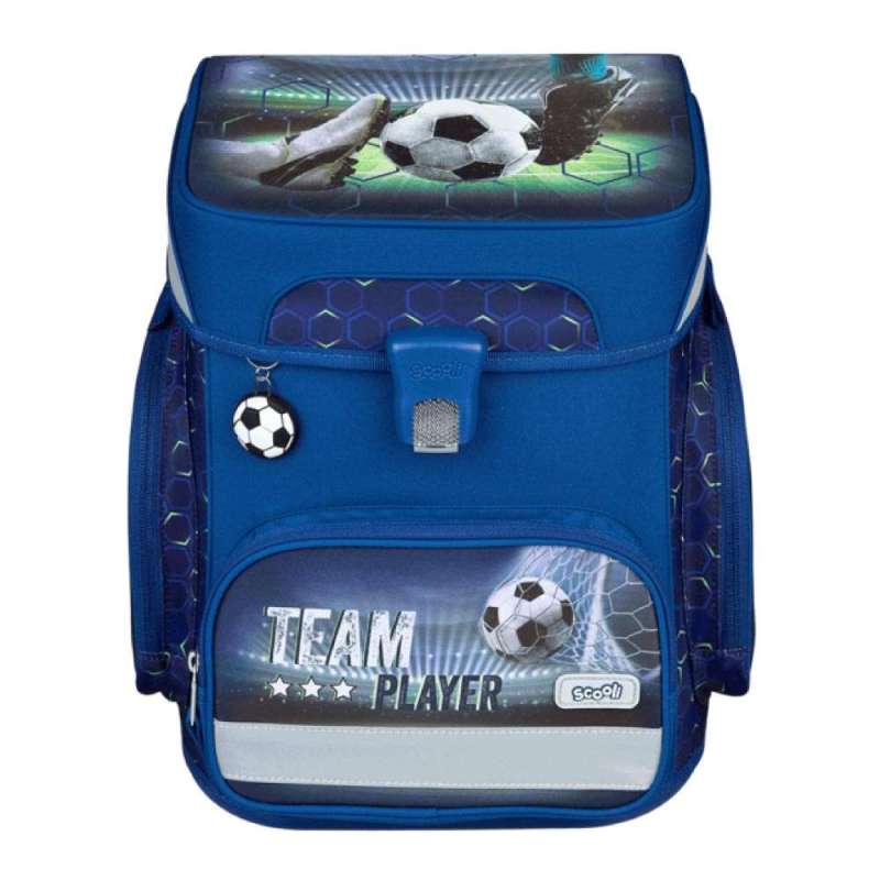 SCOOLI Schulranzen Set EasyFit 5 tlg - Team Player Front
