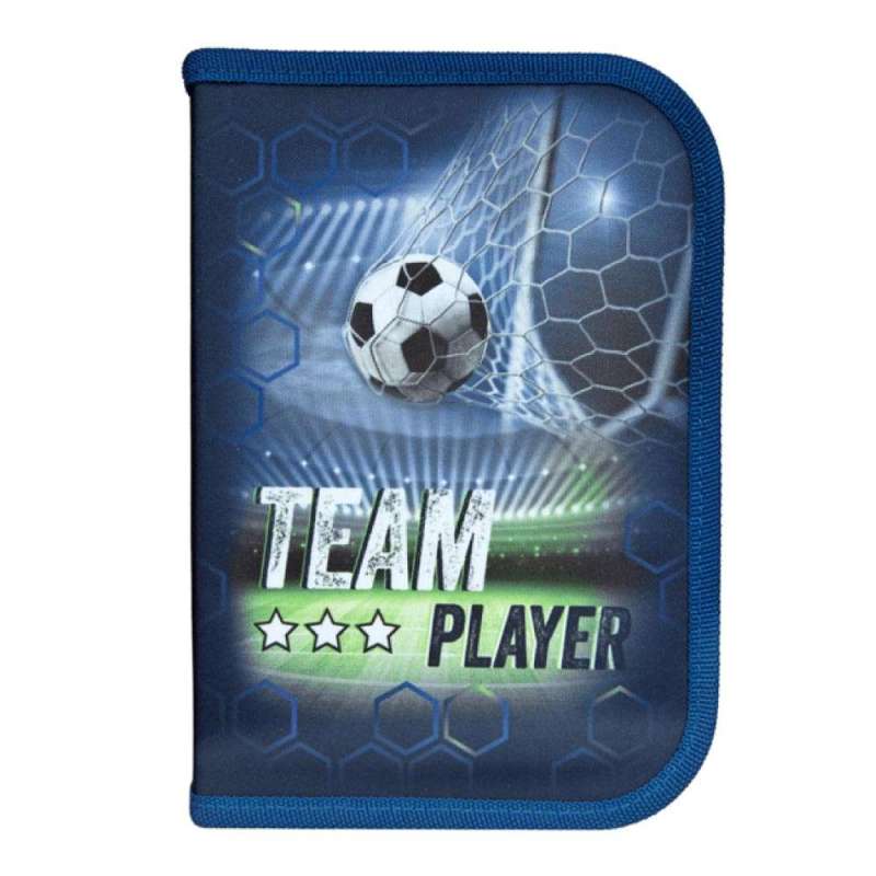 SCOOLI Schulranzen Set EasyFit 5 tlg - Team Player Schüleretui Front