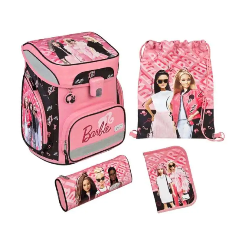 SCOOLI Schulranzen Set EasyFit 5 tlg - Barbie