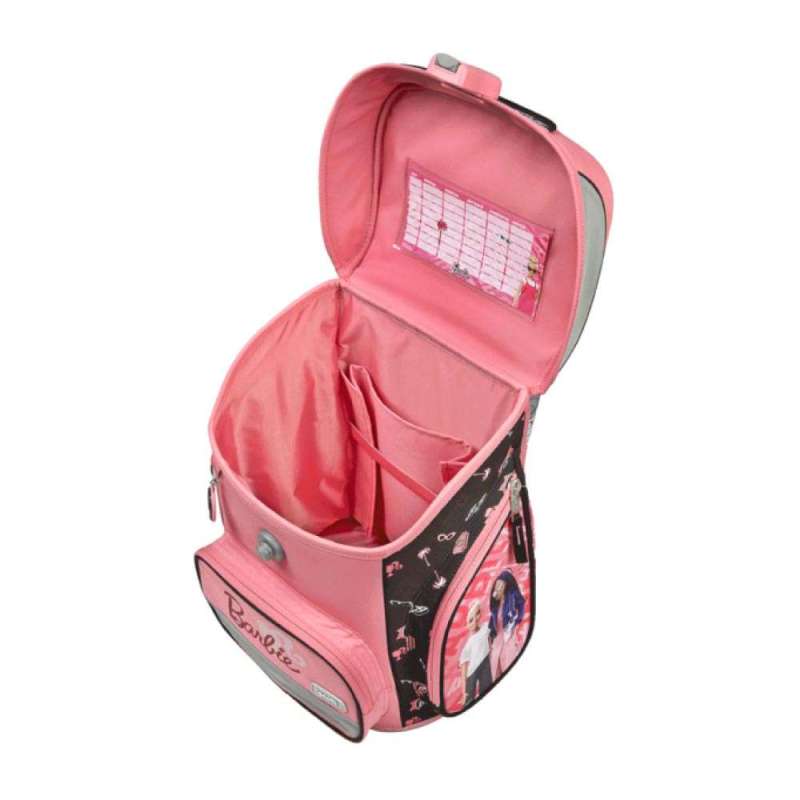 SCOOLI Schulranzen Set EasyFit 5 tlg - Barbie seitlich offen