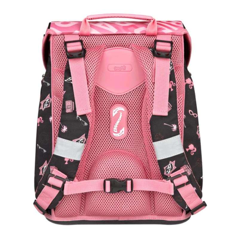 SCOOLI Schulranzen Set EasyFit 5 tlg - Barbie Rückansicht