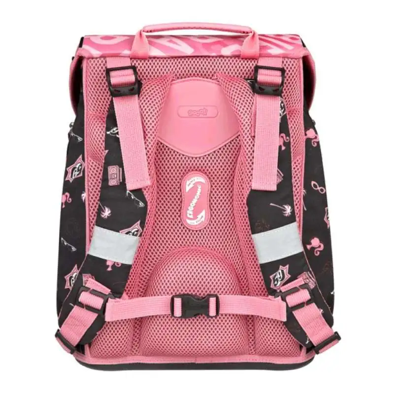 SCOOLI Schulranzen Set EasyFit 5 tlg - Barbie Rückansicht