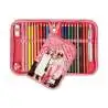 SCOOLI Schulranzen Set EasyFit 5 tlg - Barbie Schüleretui offen & geschlossen