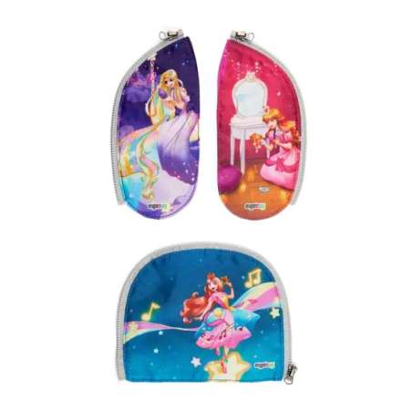 ERGOBAG Zippies - Prinzessin grau Front