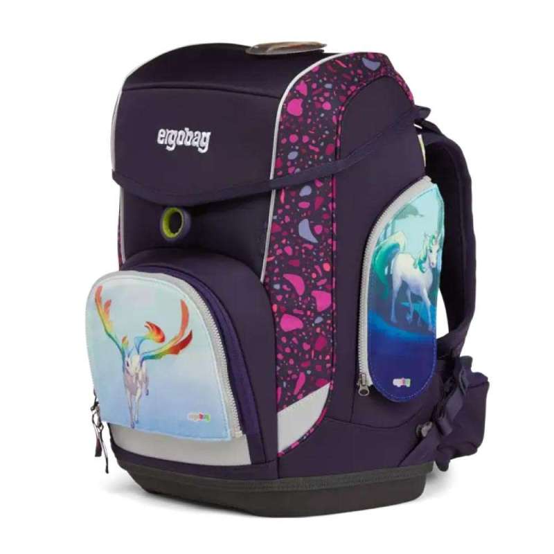 ERGOBAG Zippies - Einhorn an lila Schulranzen