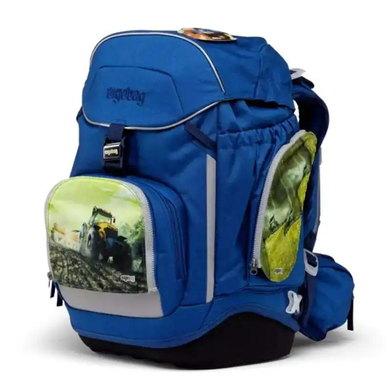 ERGOBAG Zippies - Farm Machines an Schulranzen seitlich