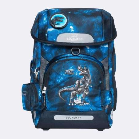 BECKMANN Schulranzen Set AIR PLUS 6 tlg - Tech Rex Front