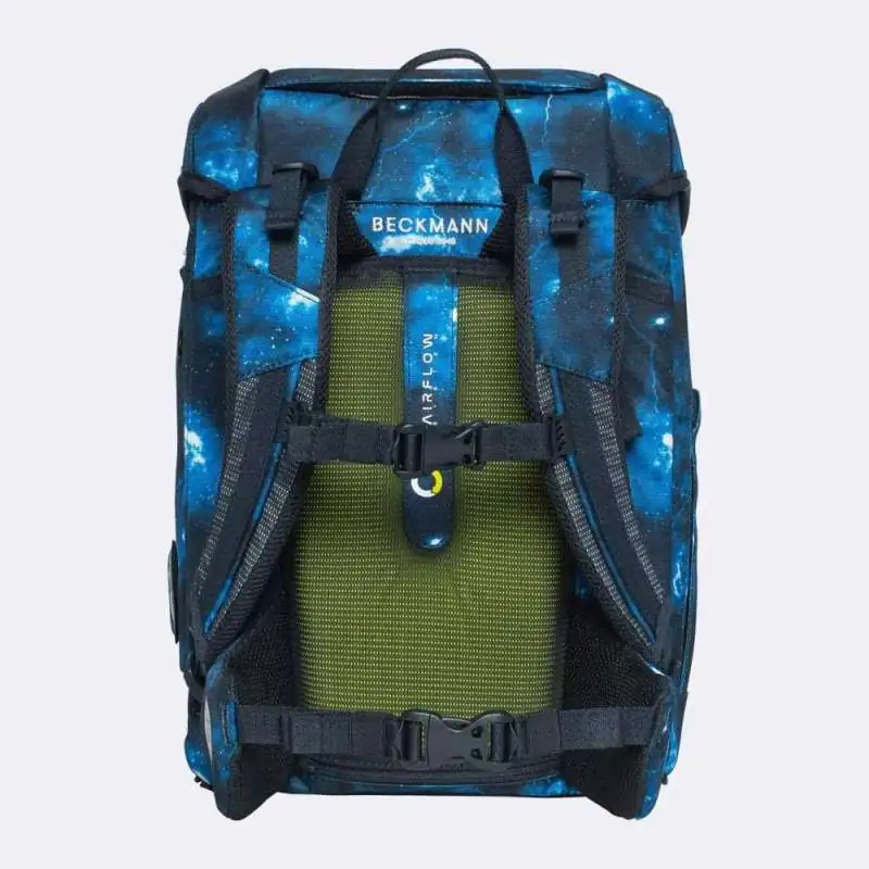 BECKMANN Schulranzen Set AIR PLUS 6 tlg - Tech Rex Rückansicht