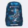BECKMANN Schulranzen Set AIR PLUS 6 tlg - Tech Rex Sporttasche