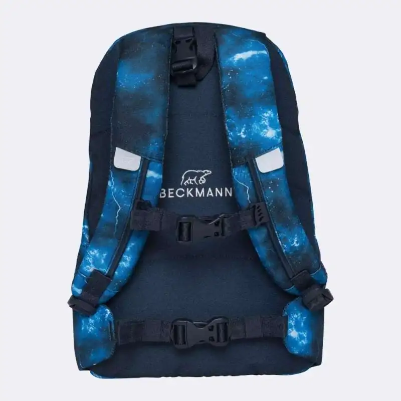BECKMANN Schulranzen Set AIR PLUS 6 tlg - Tech Rex Sporttasche Rückansicht
