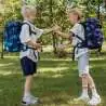 BECKMANN Schulranzen Set AIR PLUS 6 tlg - Tech Rex Kinder mit Schulranzen seitlich