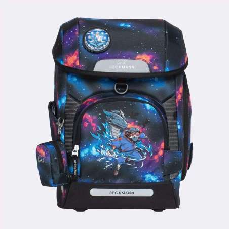 BECKMANN Schulranzen Set AIR PLUS 6 tlg - Ninja Elements Front