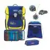 SCOUT Schulranzen Set Neo Blue Police Set