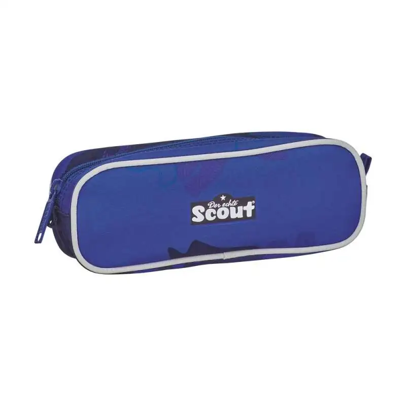 SCOUT Schulranzen Set Neo Blue Police Schlampermäppchen
