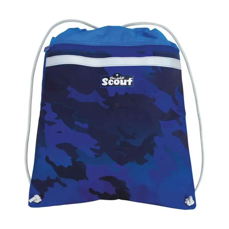SCOUT Schulranzen Set Neo Blue Police Sportbeutel